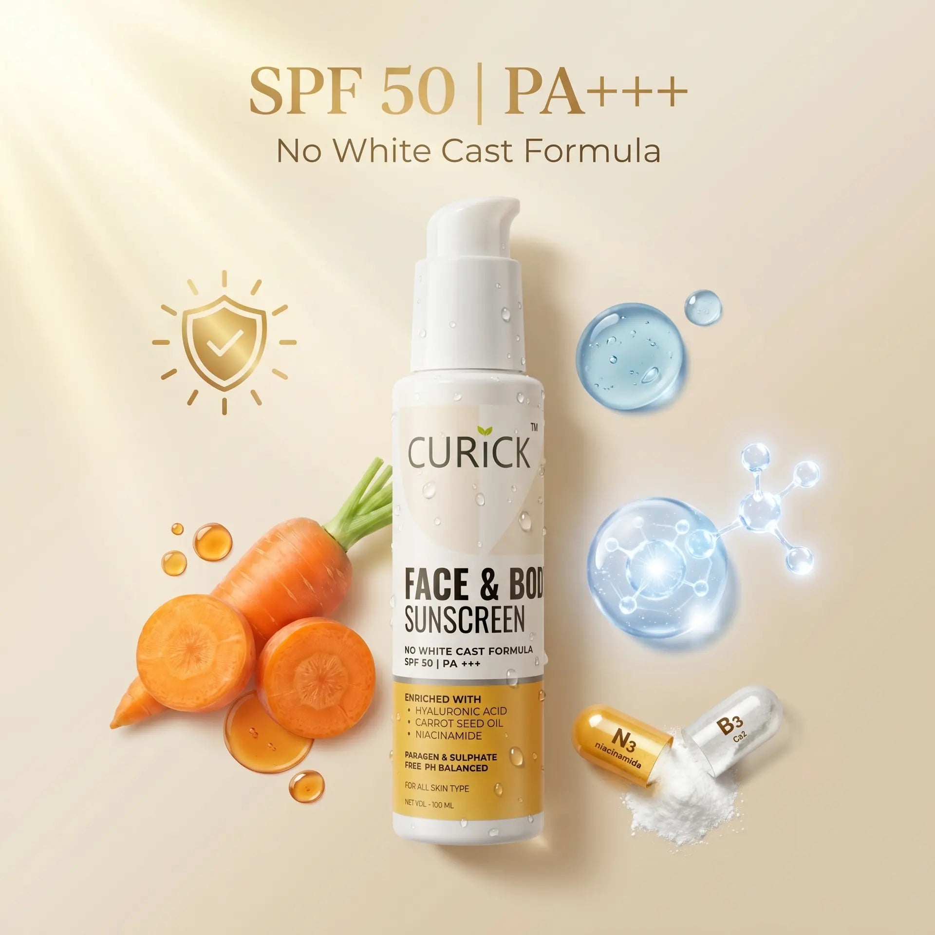 Sunscreen SPF 50 PA+++