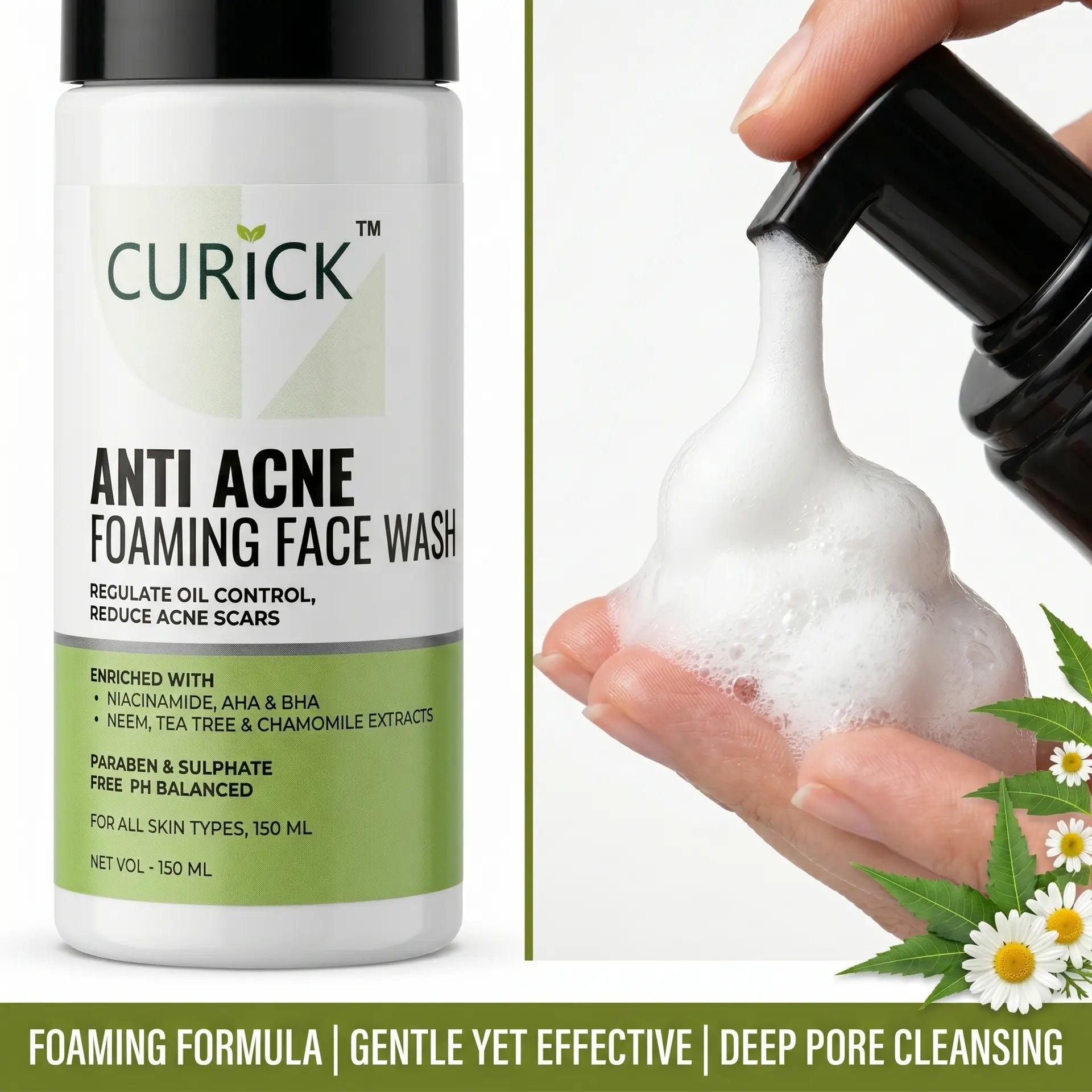 Anti Acne Foaming Face Wash SF