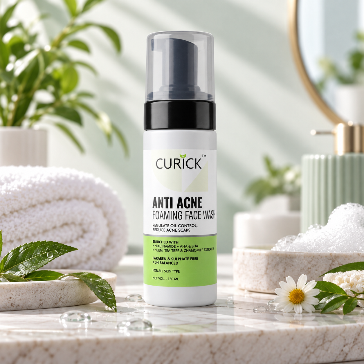 Anti Acne Foaming Face Wash SF